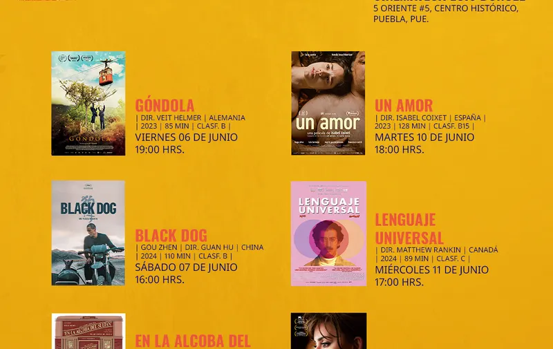 Puebla exhibirá Muestra Internacional de Cine de la Cineteca Nacional
