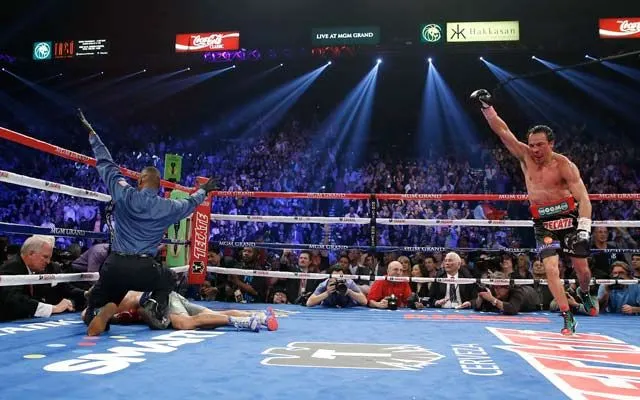 La cuarta es la vencida; Márquez deja en la lona a Pacquiao