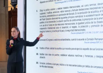 Sheinbaum afirma que su gobierno nunca avalará el uso de la fuerza en las relaciones internacionales
