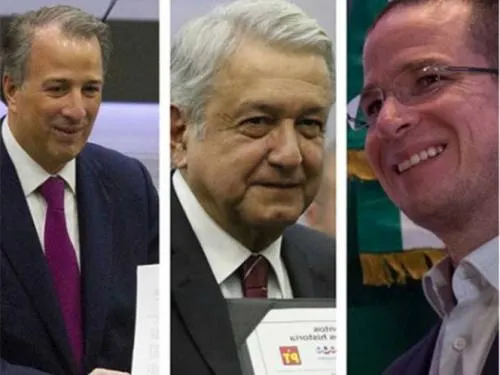 Aprueban candidaturas de Anaya, Meade y AMLO