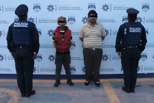 Detuvo policía municipal de Puebla a dos hombres por homicidio y ocultación de cadáver