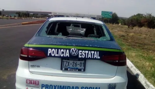 Comando dispara a elementos de la Policía Estatal,  en Huejotzingo