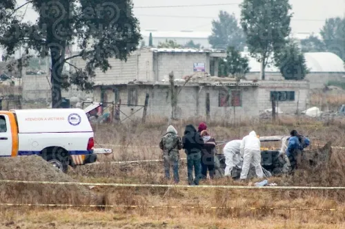 Encuentran cinco cuerpos calcinados en San Lorenzo Almecatla