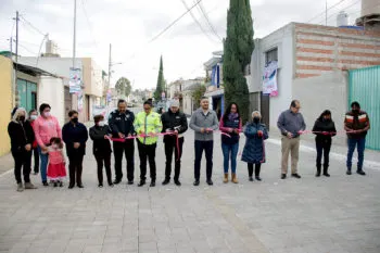 Ayuntamiento de Puebla entrega obra de pavimentación en la colonia La Joya