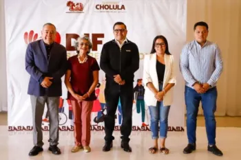 Fomentan en San Pedro Cholula la colaboración regional en pro de las familias poblanas