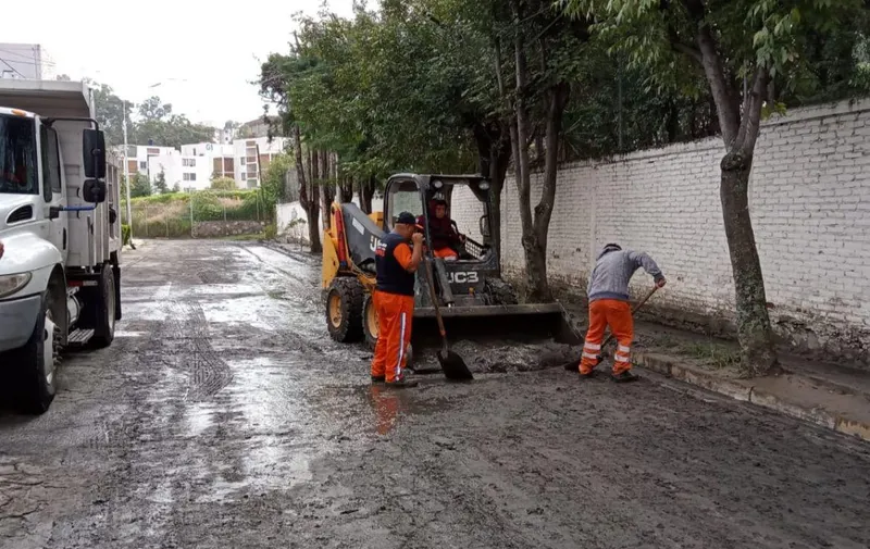 Limpieza de ciudad por lluvias
