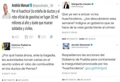 El huachicol, nueva arma de guerra electoral