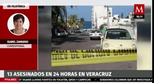 Matan a 13 personas en Veracruz; hay una niña entre las víctimas