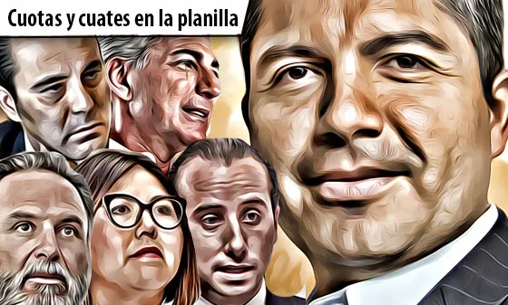 Eduardo Rivera Pérez: planilla de cuotas y cuates