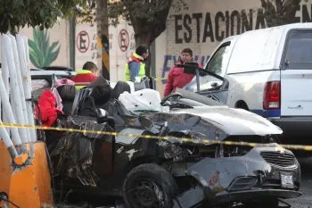 Encontronazo en la 23 Sur-Poniente