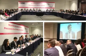 IEE participa en evaluación de procesos electorales del INE