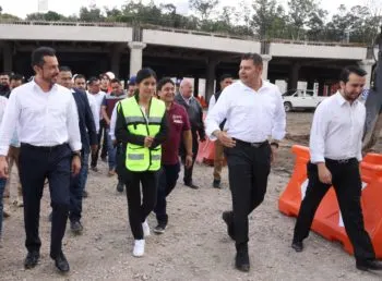Armenta supervisa los avances significativos en la construcción de la Universidad del Deporte