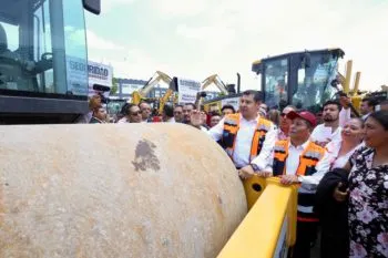 Escuadrón de Seguridad Comunitaria rehabilita accesos a Puebla, para bienestar de familias