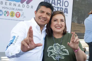 Xóchitl Gálvez se solidariza con Eduardo Rivera; pide seguridad para vecinas afectadas
