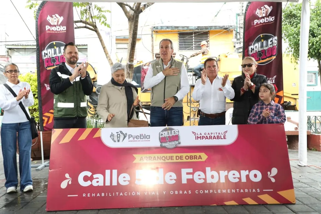 Ayto Pue Rehabilitacion Calle San Felipe Hueyotlipan