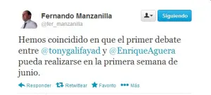 Debate entre candidatos a la Comuna será en primera semana de junio