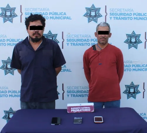 Detienen a dos probables asaltantes de transporte público