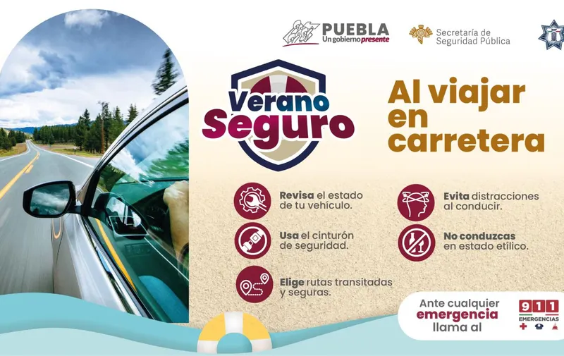 Exhorta SSP a fortalecer medidas de autocuidado en vacaciones