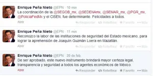 Presidencia confirma detención de “El Chapo”
