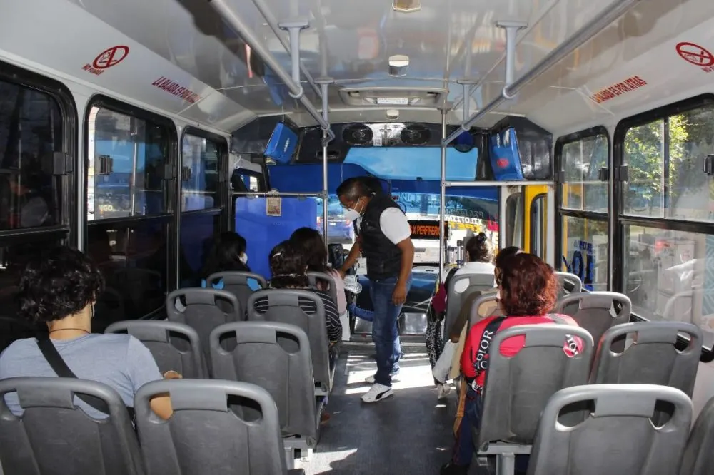 Supervisa Gobierno del Estado aplicación de protocolos sanitarios en transporte público