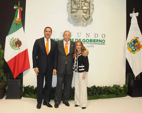 Asiste RMV a comida de Egidio Torre Cantú por segundo informe de gobierno