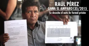 Raúl Pérez gana el amparo 135/2015