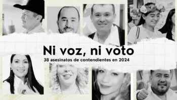 Ni voz ni voto: 38 asesinatos de contendientes electorales en 2024 en México