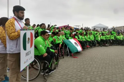 Delegación mexicana llegó a Lima para los Juegos Parapanamericanos