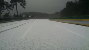 Granizo obliga a cerrar la México-Puebla