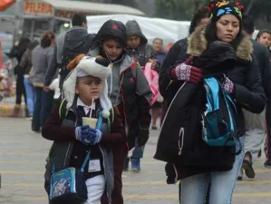 Predomina clima muy frío en casi todo el país