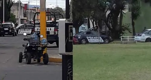 Balacera entre presuntos asaltantes y policías alarma a vecinos de la colonia San Manuel