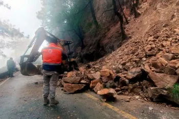 El recuento de los daños por las lluvias en Puebla: nueve derrumbes en las sierras Norte y Nororiental