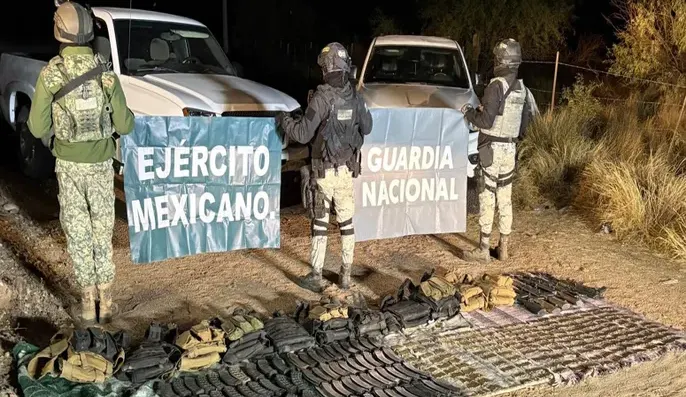 Como parte de la Estrategia Nacional de Seguridad, se desmantelan redes delictivas en diversas entidades federativas