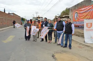 Inicia reconstrucción de la 13 Sur de San Pedro Cholula
