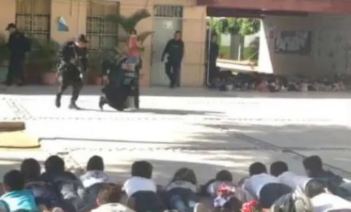 Directora planeó simulacro de balacera en escuela de La Paz (+video)