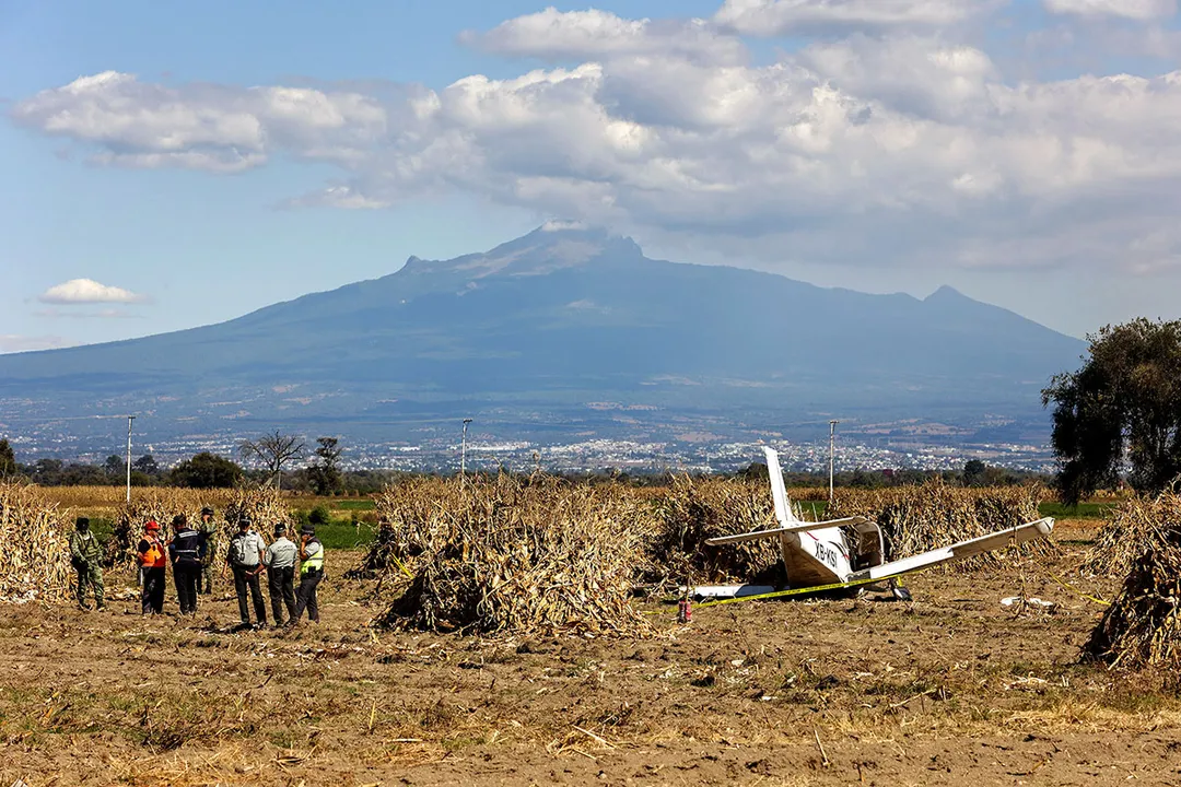 Desplome Avioneta Huejotzingo