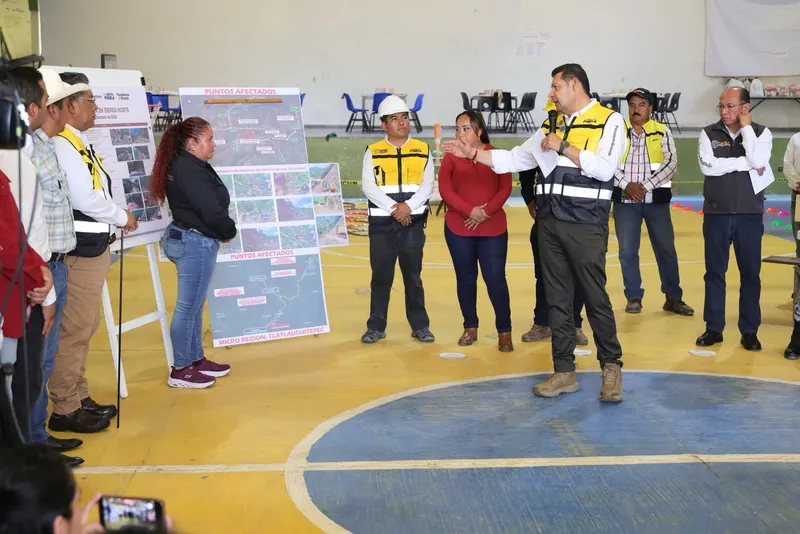 Sierra Norte de Puebla: atienden siete de 15 puntos afectados por lluvias