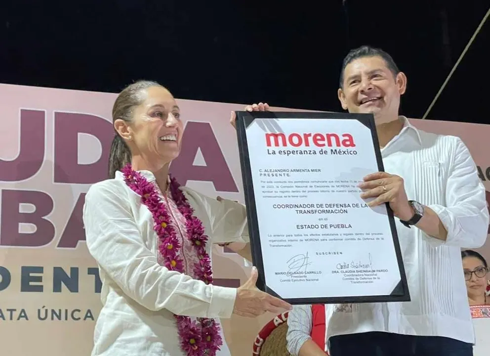 Alejandro Armenta Claudia Sheinbaum Acatlan De Osorio