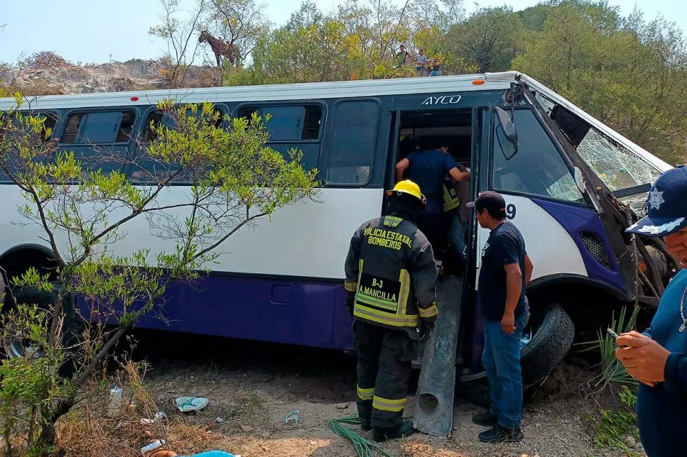 El Aguacate Accidente Autobus Huehuetlan