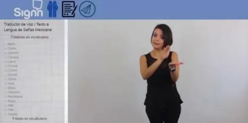 Jóvenes crean una app para traducir texto y voz a lenguaje de señas