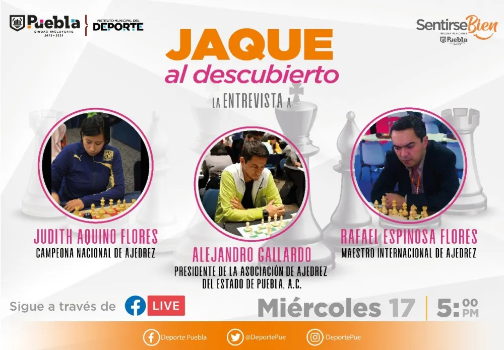 Ajedrecistas compartirán sus experiencias dentro y fuera de los límites del tablero 