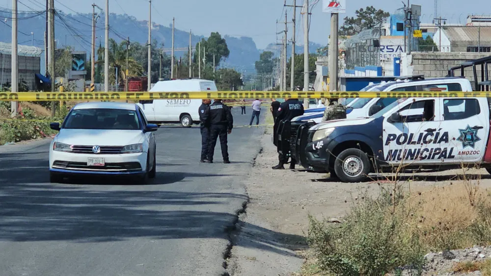 Emboscan y asesinan a dos policías estatales en Amozoc