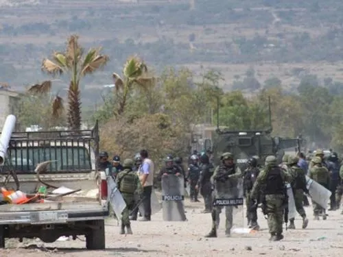 Se registra enfrentamiento entre huachicoleros y soldados en San Martín Texmelucan