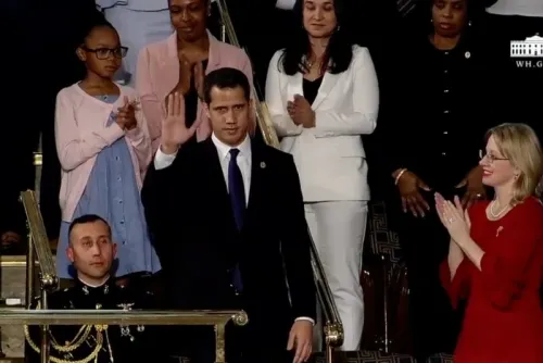 Guaidó es invitado especial en el discurso del Estado de la Unión de Trump