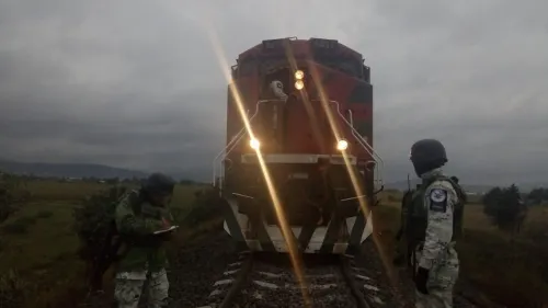 Impide GN robo al tren en Cañada Morelos