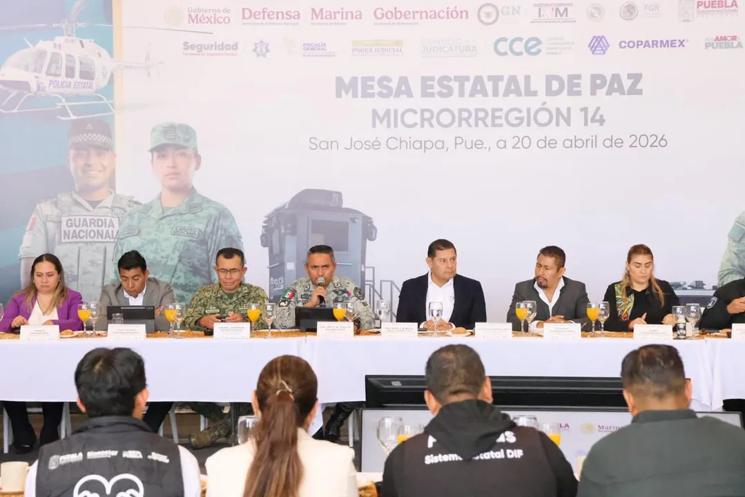 Refuerzan estrategia de seguridad en microrregión 14 tras Mesa de Paz