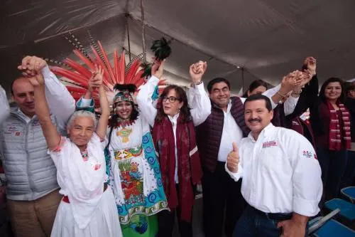 Barbosa representa un factor de unidad y liderazgo para los candidatos de Morena: Yeidckol Polevnsky