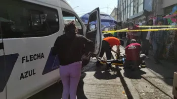 Ruta Flecha Azul atropelló a madre e hija en el centro de Puebla