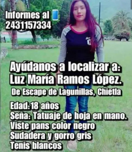 Buscan a joven desaparecida en Chietla