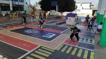 Con Parque Vial, SMT fomenta la cultura vial en infancias
